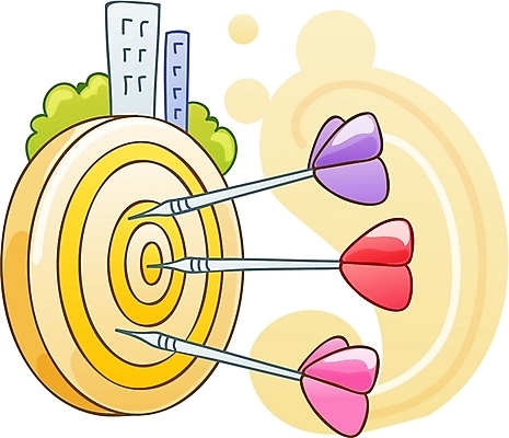 EPS 아이콘 문화 생활용품 놀이 큐티아이콘 사람없음 놀이용품 게임 과녁판 다트 2D아이콘 오브젝트 파일형식 벡터