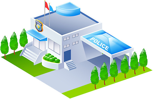 EPS 아이콘 시설물 현대건축 건축 큐티아이콘 사람없음 하이앵글 관공서 경찰서 2D아이콘 건축물 뷰포인트 경찰 파일형식 벡터
