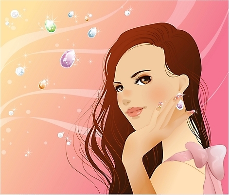 EPS 우먼라이프 여자 일러스트 한명 사람 20대 성인 화장 뷰티 네일아트 보석 여자만 여자한명만 성인여자만 청년만 청년여자만 성인한명만 청년여자한명만 성인여자한명만 성인만 국내일러스트 1 라이프스타일 청년 광석 파일형식 벡터