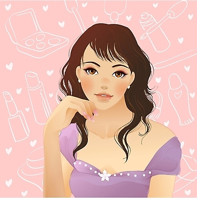 EPS 우먼라이프 여자 일러스트 한명 미소 사람 20대 성인 화장 뷰티 립스틱 화장용품 여자만 여자한명만 성인여자만 청년만 청년여자만 성인한명만 청년여자한명만 성인여자한명만 성인만 국내일러스트 1 라이프스타일 표정 청년 화장품 미용용품 파일형식 벡터