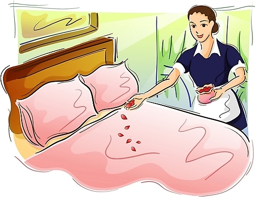 EPS 직업 여자 유니폼 일러스트 호텔 실내 한명 사람 20대 성인 장미 침대 커튼 서비스업 호텔리어 상업시설 여자만 여자한명만 성인여자만 청년만 청년여자만 성인한명만 청년여자한명만 성인여자한명만 성인만 국내일러스트 1 옷 꽃 산업 가구 숙소 청년 내부 시설 상업 파일형식 벡터