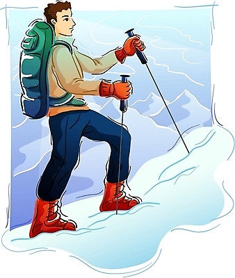 EPS 직업 남자 설경 일러스트 한명 사람 20대 성인 야외 레포츠 등산 탐험 눈 등산객 산악등반 남자만 남자한명만 성인남자만 청년만 청년남자만 청년남자한명만 성인한명만 성인남자한명만 성인만 국내일러스트 자연요소 1 겨울 레저 날씨 풍경 청년 트래킹 파일형식 벡터