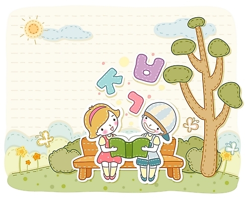 EPS 주간 구름 여학생 여자 어린이교육 교육 남자 꽃 초등학생 어린이 남학생 나비 벤치 일러스트 교과목 교육캐릭터 사람 소녀 소년 한글 야외 두명 라이프 책 친구 독서 태양 스쿨라이프 한글교육 어린이만 국내일러스트 일러캐릭터 자연요소 식물 문자 캐릭터 학생 라이프스타일 곤충 의자 학교 관계 생활 파일형식 벡터