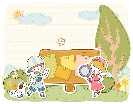 EPS 주간 나무 구름 여학생 여자 어린이교육 교육 남자 꽃 초등학생 어린이 남학생 나비 일러스트 돋보기 교육캐릭터 알림판 사람 소녀 소년 야외 두명 라이프 친구 태양 스쿨라이프 표지판 강아지 알림 어린이만 국내일러스트 일러캐릭터 자연요소 식물 캐릭터 학생 라이프스타일 곤충 학교 관계 생활 반려동물 개 파일형식 벡터