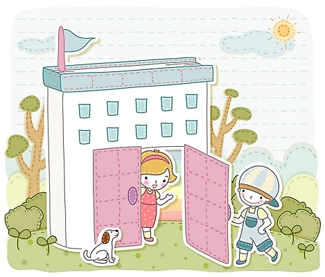 EPS 주간 나무 구름 여학생 여자 어린이교육 교육 남자 꽃 초등학생 어린이 남학생 일러스트 학교 상상 교육캐릭터 사람 소녀 소년 야외 두명 라이프 친구 태양 스쿨라이프 깃발 강아지 책모양 어린이만 국내일러스트 일러캐릭터 자연요소 모양 식물 캐릭터 학생 라이프스타일 관계 생활 반려동물 개 파일형식 벡터