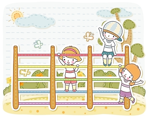 EPS 주간 구름 여학생 여자 어린이교육 교육 남자 꽃 초등학생 어린이 남학생 나비 일러스트 교육캐릭터 사람 소녀 소년 야외 라이프 세명 친구 태양 스쿨라이프 운동장 놀이터 철봉 어린이만 국내일러스트 일러캐릭터 자연요소 식물 캐릭터 학생 라이프스타일 곤충 스포츠시설 학교 관계 놀이 생활 공간 파일형식 벡터