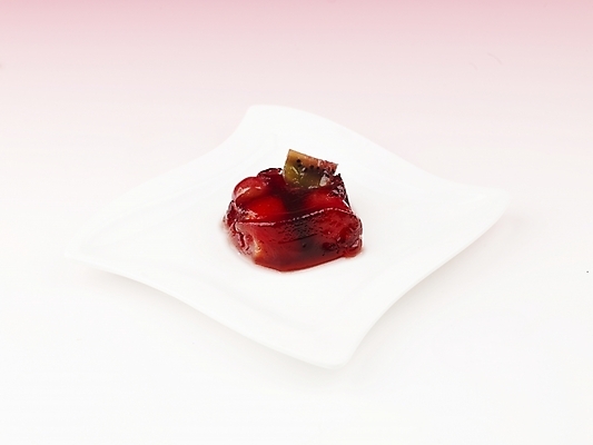 포토 JPG 스튜디오촬영 그릇 접시 음식 디저트 실내 누끼 사람없음 장식 가로 젤리 과일젤리 국내포토 식기 내부 파일형식