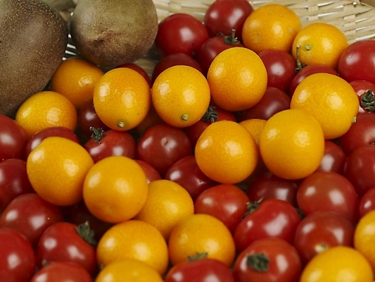 포토 JPG 스튜디오촬영 식물 음식 토마토 채소 과일 방울토마토 실내 키위 근접촬영 사람없음 빨간색 농작물 신선 금귤 국내포토 뷰포인트 컬러 농업 귤 파일형식