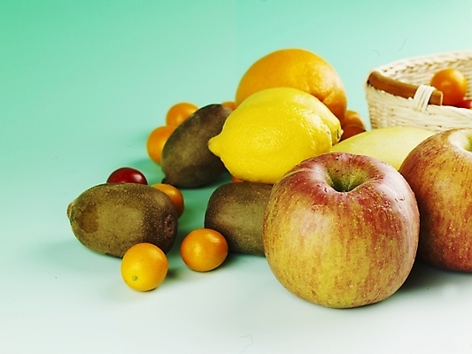 포토 뷰포인트 컬러 농업 토마토 채소 과일 귤 실내 열대과일 파일형식 음식 신선 금귤 레몬 망고 키위 오렌지 방울토마토 바구니 식물 농작물 사람없음 스튜디오촬영 JPG 노란색 빨간색 주황색 근접촬영 국내포토 사과