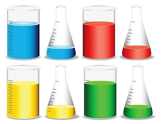 EPS 해외이미지 모양 과학 일러스트 유리 실험 그래픽 빨간색 초록색 파란색 노란색 시험 기구 액체 실험실 만화 스케치 가득함 플라스크 측정 흰배경 비커 치수 원뿔 고립 실린더 화학물질 해외202004 해외일러스트 도형 교육 컬러 백그라운드 재질 실험기구 미술 흰색 화학 파일형식 벡터