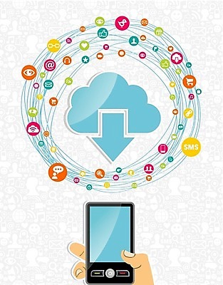 EPS 해외이미지 일러스트 비즈니스 손가락 모바일 사람 사람없음 스마트폰 핸드폰 잡기 시스템 서버 네트워킹 해외202004 해외일러스트 손 모션 전자제품 스마트기기 네트워크 파일형식 벡터