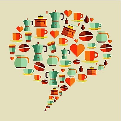 EPS 해외이미지 무료이미지 디자인 커피 음료 일러스트 사람없음 컵 카페 머그컵 플랫 해외202004 해외일러스트 식기 상점 파일형식 벡터 무료콘텐츠