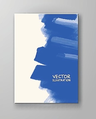 EPS 해외이미지 템플릿 디자인 배너 포스터 종이 백그라운드 일러스트 벽지 수채화 미술 사람없음 그래픽 장식 파란색 페인트 얼룩 그림 캔버스 페이지 엘리먼트 해외202004 해외일러스트 컬러 문화예술 파일형식 벡터