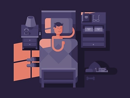 EPS 해외이미지 캐릭터 디자인 남자 얼굴 시계 가구 백그라운드 신체 일러스트 베개 침구 휴식 바닥 주택 실내 피곤 한명 미소 사람 성인 그래픽 반려동물 평화 침실 꿈 방 침대 램프 잠 플랫 개 야간 담요 카툰스타일 취침시간 성인남자한명만 안락 해외202004 해외일러스트 일러캐릭터 자연요소 동물 1 생활용품 컨셉 포유류 조명 표정 내부 건물 신체부위 남자한명만 성인남자만 파일형식 벡터