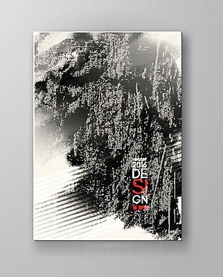 EPS 해외이미지 포스터 백그라운드 일러스트 수묵화 미술 타이포그라피 사람없음 검은색 먹 번짐 국경 해외202004 해외일러스트 문자 컬러 서예 문화예술 파일형식 벡터 효과