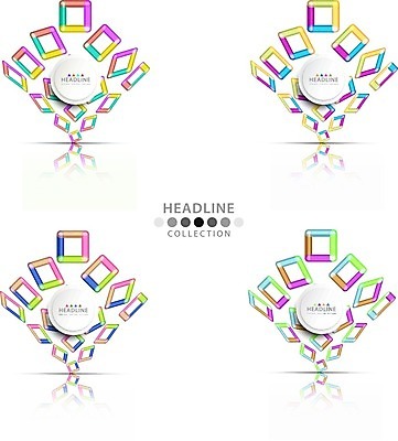 EPS 해외이미지 모양 템플릿 디자인 배너 리플렛 백그라운드 컨셉 패턴 일러스트 추상 프레임 종류 사람없음 그래픽 장식 세트 컬러풀 라벨 플랫 레이아웃 엘리먼트 스타일 해외202004 해외일러스트 컬러 무늬 파일형식 벡터