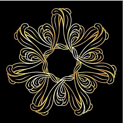 EPS 해외이미지 디자인 꽃 백그라운드 잎 꽃무늬 패턴 곡선 일러스트 추상 미술 사람없음 그래픽 장식 검은색 희망 화려 우아함 묘사 공상 대칭 아라베스크 엘리먼트 스타일 해외202004 해외일러스트 식물 감정 선 컬러 컨셉 무늬 문화예술 파일형식 벡터