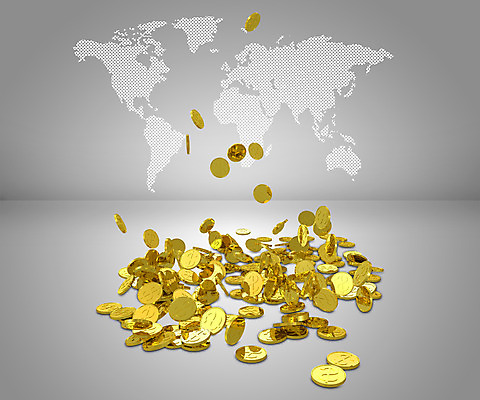 포토 JPG 해외이미지 백그라운드 컨셉 세계지도 돈 바닥 실내 경사 사람없음 내부 세계 달러 동전 방 황금 떨어짐 흙더미 해외202004 해외포토 지도 흙 재산 파일형식 더미