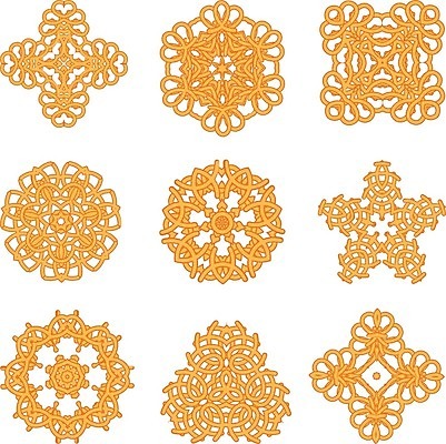 EPS 해외이미지 모양 디자인 일러스트 추상 나선형 창조 미술 사람없음 세트 컬러풀 심볼 엘리먼트 해외202004 해외일러스트 컬러 무늬 문화예술 파일형식 벡터