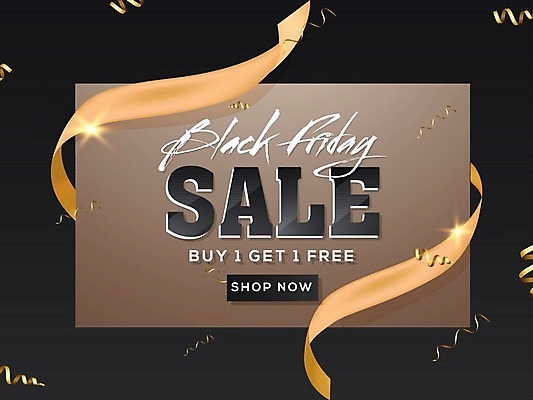 EPS 해외이미지 배너 리본 백그라운드 일러스트 텍스트 선물 이벤트 타이포그라피 사람없음 쇼핑 세일 검은색 꽃가루 획득 블랙프라이데이 해외202004 해외일러스트 문자 컬러 데이이벤트 가루 파일형식 벡터