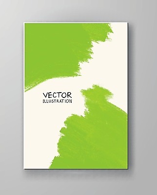 EPS 해외이미지 템플릿 디자인 배너 포스터 종이 백그라운드 일러스트 벽지 수채화 미술 사람없음 그래픽 장식 초록색 페인트 얼룩 그림 캔버스 페이지 엘리먼트 해외202004 해외일러스트 컬러 문화예술 파일형식 벡터