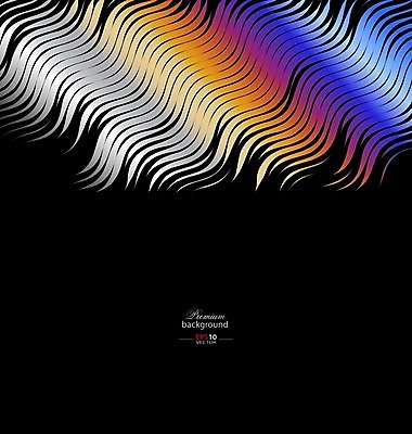 EPS 해외이미지 템플릿 디자인 선 백그라운드 곡선 일러스트 추상 사람없음 그래픽 빛 컬러풀 디지털 검은색 블러 해외202004 해외일러스트 컬러 무늬 파일형식 벡터