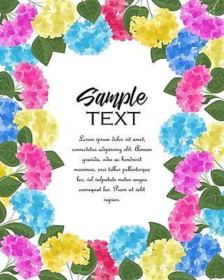 EPS 해외이미지 템플릿 디자인 꽃잎 꽃 백그라운드 잎 꽃무늬 패턴 일러스트 프레임 미술 사람없음 그래픽 장식 봄 낭만 축하 화려 우아함 그림 복고 초대 수국 내추럴 구성 국경 해외202004 해외일러스트 식물 계절 컨셉 무늬 문화예술 파일형식 벡터