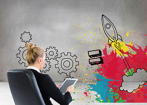 포토 JPG 해외이미지 백인 여자 벽 비즈니스 한명 앉기 정장 20대 태블릿 디지털 페인트 회색 터치 로켓 작업 비즈니스우먼 우아함 낙서 스마트 톱니바퀴 회전의자 터치스크린 스타일 해외202004 해외포토 서양인 1 옷 컬러 컨셉 의자 모션 사람 청년 전자제품 스마트기기 직장인 파일형식