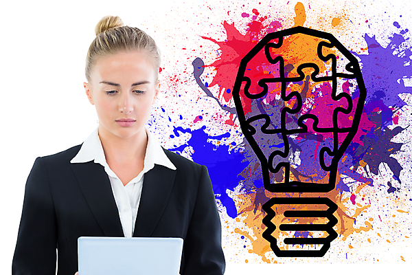 포토 JPG 해외이미지 백인 디자인 여자 비즈니스 아이디어 한명 정장 20대 태블릿 디지털 보라색 페인트 잡기 비즈니스우먼 퍼즐 우아함 스마트 집중 터치스크린 스타일 해외202004 해외포토 서양인 1 옷 컬러 컨셉 모션 사람 청년 전자제품 스마트기기 직장인 파일형식