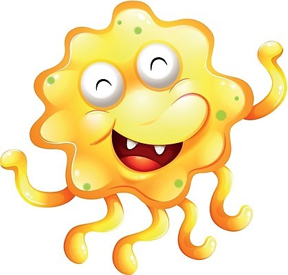 EPS 해외이미지 캐릭터 일러스트 사람없음 노란색 몬스터 해외202004 해외일러스트 일러캐릭터 컬러 파일형식 벡터