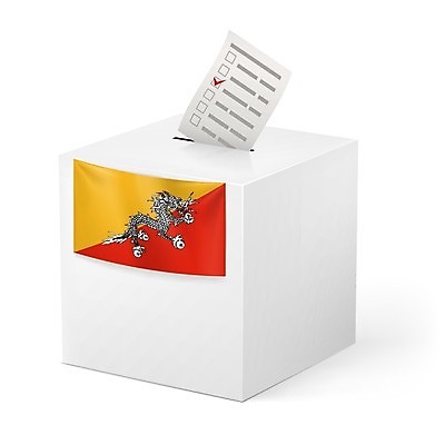 EPS 해외이미지 아시아 종이 일러스트 상자 힘 흰색 깃발 선택 비밀 투표 선거 민주주의 심볼 사인 법 의견 목소리 고립 부탄 왕국 외교 의무 전국 정부 정치 해외202004 해외일러스트 나라 컬러 컨셉 남아시아 파일형식 벡터