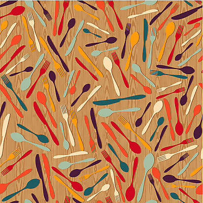 EPS 해외이미지 포크 일러스트 사람없음 숟가락 나이프 해외202004 해외일러스트 식기 수저 칼 파일형식 벡터