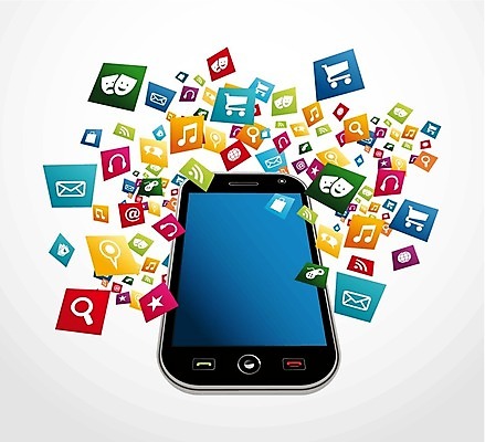 EPS 해외이미지 일러스트 모바일 사람없음 스마트폰 어플리케이션 온라인 해외202004 해외일러스트 핸드폰 스마트기기 파일형식 벡터