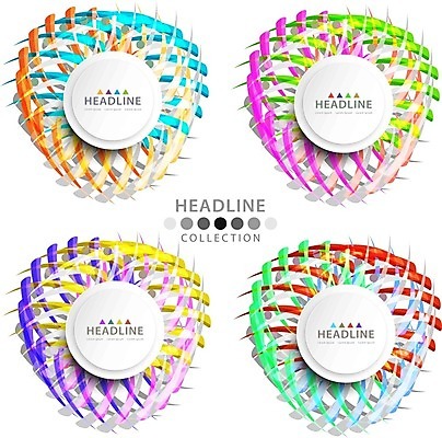 EPS 해외이미지 모양 템플릿 디자인 배너 리플렛 백그라운드 컨셉 패턴 일러스트 추상 프레임 종류 사람없음 그래픽 장식 세트 컬러풀 라벨 플랫 레이아웃 엘리먼트 스타일 해외202004 해외일러스트 컬러 무늬 파일형식 벡터