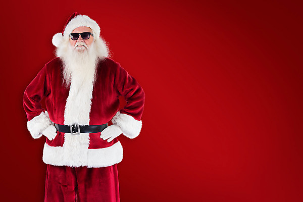 포토 JPG 해외이미지 노년 남자 허리손 크리스마스 한명 상반신 앞모습 빨간색 선글라스 산타클로스 노인남자한명만 해외202004 해외포토 1 기념일 안경 뷰포인트 컬러 포즈 사람 성인 남자한명만 노인남자만 파일형식