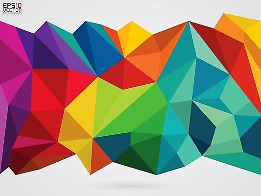 EPS 해외이미지 선 파도 백그라운드 일러스트 추상 빨간색 컬러풀 폴리곤 해외202004 해외일러스트 바다 컬러 무늬 파일형식 벡터