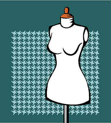 EPS 해외이미지 모델 디자인 드레스 옷 산업 신체 일러스트 정장 숫자 유행 직물 누드 마네킹 바느질 디자이너 측정 땀 몸통 재단 재단사 고립 해외202004 해외일러스트 직업 문자 사람 신체부위 파일형식 벡터