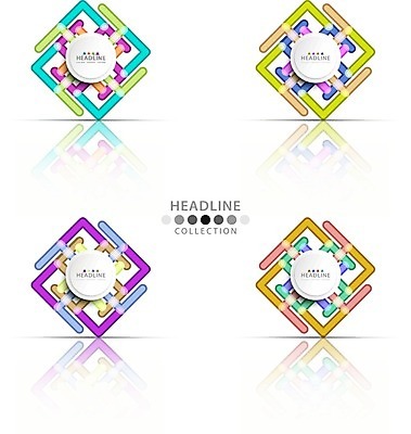 EPS 해외이미지 모양 템플릿 디자인 배너 리플렛 백그라운드 컨셉 패턴 일러스트 추상 프레임 종류 사람없음 그래픽 장식 세트 컬러풀 라벨 플랫 레이아웃 엘리먼트 스타일 해외202004 해외일러스트 컬러 무늬 파일형식 벡터