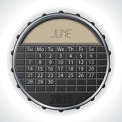 EPS 해외이미지 계절 일러스트 비즈니스 새로움 새해 기술 그림자 컬러풀 사무실 갈색 금속 디지털 다이어리 달력 반지 시간 원형 일주일 날짜 잡지 계획표 6월 연도 약속 전자 2015년 월 게이지 정확 해외202004 해외일러스트 도형 컬러 컨셉 장신구 재질 간행물 사무용품 계획 파일형식 벡터