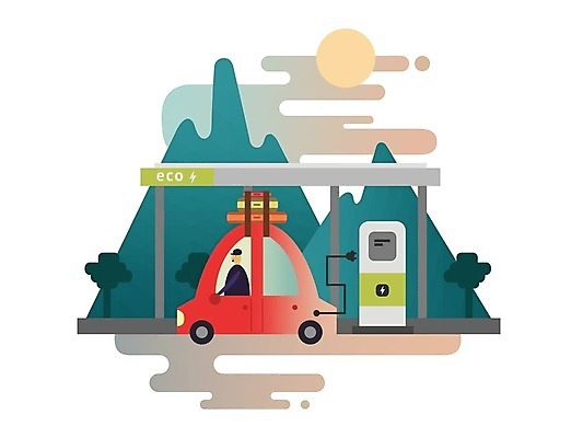 EPS 해외이미지 무료이미지 산업 백그라운드 일러스트 교통시설 자동차 사람없음 그래픽 환경 힘 기계 운전 에너지 플러그 보호 에코 연료 전기자동차 전기충전 충전기 해외202004 해외일러스트 육상교통 교통 컨셉 모션 시설 충전 파일형식 벡터 무료콘텐츠