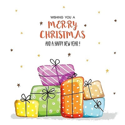 EPS 해외이미지 배너 포스터 백그라운드 크리스마스 일러스트 휴가 선물 이벤트 선물상자 컬러풀 파티 축제 축하 기회 초대 손그림 해피뉴이어 해외202004 해외일러스트 기념일 컬러 컨셉 상자 새해인사 파일형식 벡터