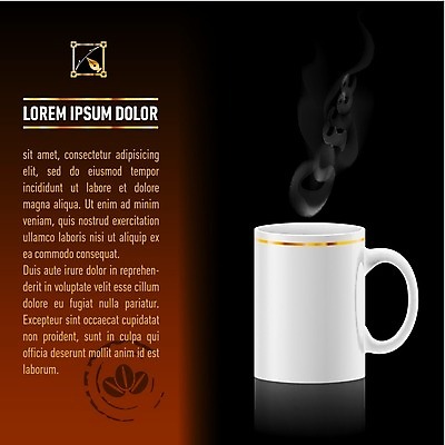 EPS 해외이미지 디자인 커피 음료 음식 백그라운드 일러스트 아이디어 그림자 미술 사람없음 컵 갈색 3D 검은색 카페 머그컵 수증기 심볼 오브젝트 에스프레소 해외202004 해외일러스트 식기 컬러 컨셉 문화예술 상점 디지털합성 파일형식 벡터