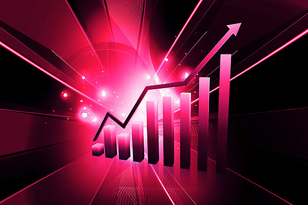 포토 JPG 해외이미지 컨셉 일러스트 그래프 화살 아이디어 사람없음 빨간색 경제 컬러풀 3D 달러 성장 광선 흰색 시장 자주색 투자 수입 혜택 해외202004 해외포토 컬러 돈 비즈니스 디지털합성 파일형식