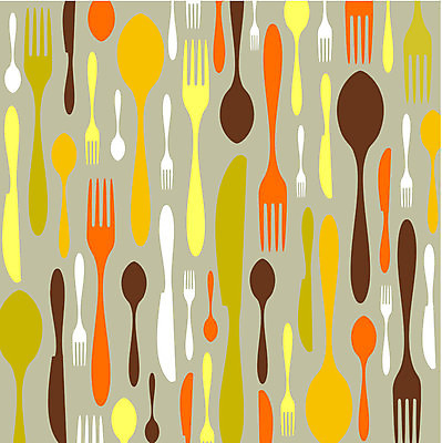 EPS 해외이미지 포크 일러스트 사람없음 숟가락 나이프 해외202004 해외일러스트 식기 수저 칼 파일형식 벡터