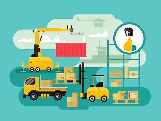 EPS 해외이미지 디자인 산업 바다 백그라운드 컨셉 일러스트 비즈니스 교통시설 자동차 사람없음 그래픽 상자 장비 화물 플랫 컨테이너 창고 서비스 기중기 상업 해안도시 패키지 수납 짐차 포트 지게차 단상 물류 리프팅 분배 수입 운영자 공급 해외202004 해외일러스트 육상교통 교통 운송업 도시 중장비 시설 파일형식 벡터