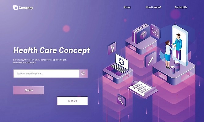 EPS 해외이미지 직업 남자 포스터 과학 서류가방 일러스트 유리 건강 병원 스마트폰 약 건강관리 보라색 의사 실험실 확대 질병 약국 스마트 보고서 생물학 아이소메트릭 조제 해외202004 해외일러스트 교육 컬러 컨셉 가방 의학 재질 실험 관리 사람 핸드폰 스마트기기 의료진 만들기 파일형식 벡터