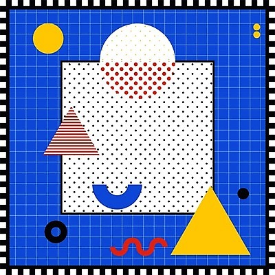 EPS 해외이미지 모양 디자인 백그라운드 패턴 일러스트 추상 사람없음 컬러풀 복고 펑키 기하학 엘리먼트 멤피스디자인 해외202004 해외일러스트 컬러 무늬 파일형식 벡터