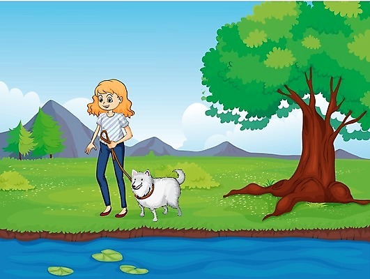 EPS 해외이미지 나무 식물 동물 구름 여자 호수 잎 일러스트 가족 하늘 사람 야외 그래픽 10대 초록색 반려동물 강 걷기 산책 나뭇가지 연못 소나무 잡초 개 강아지 강가 백합 그림 뿌리 충실 해외202004 해외일러스트 자연요소 꽃 컬러 포유류 관계 모션 청소년 휴식 파일형식 벡터