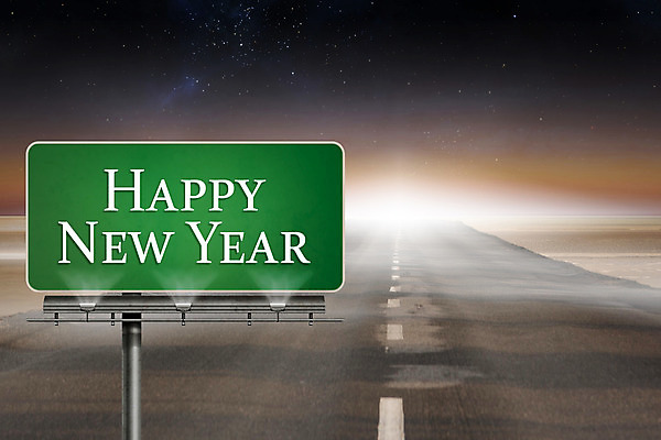 포토 JPG 해외이미지 도로 텍스트 사람없음 컴퓨터그래픽 초록색 빛 디지털 고속도로 방향 사인 도로표지판 해피뉴이어 수평선 카피스페이스 해외202004 해외포토 길 컬러 교통시설 그래픽 공백 새해인사 표지판 파일형식