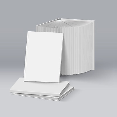 EPS 해외이미지 템플릿 디자인 종이 일러스트 사람없음 책 학습 3D 쌓기 공책 공백 정보 흰색 오브젝트 교과서 레이아웃 페이지 양장본 목업 해외202004 해외일러스트 교육 컬러 모션 문구용품 교재 디지털합성 파일형식 벡터